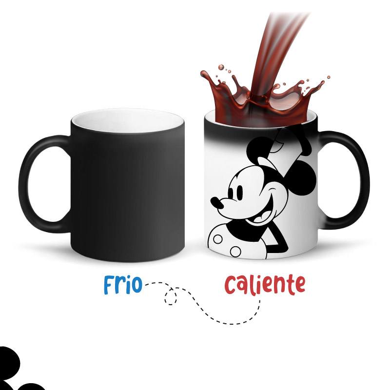 SET 3 TAZAS MAGICAS 11 OZ DISEÑO MICKEY MOUSE