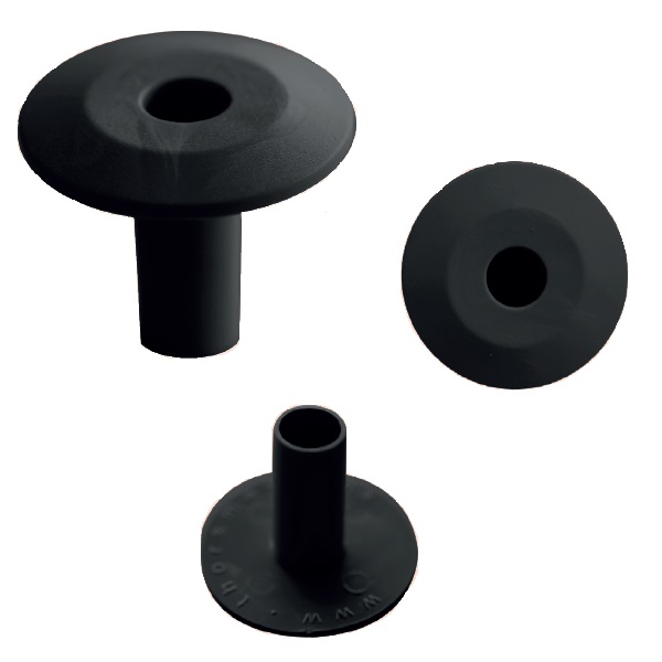 PASA CABLES RIGIDO BOLSA C/100 PZAS PARA CABLE COAXIAL MARCA THORSMAN 14000-00002.