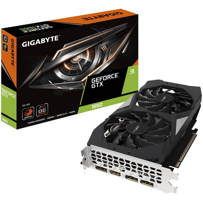 Tarjeta De Video Nvidia GIGABYTE GTX 1660 OC 6G GeForce 6GB GDDR5 GV-N1660OC-6GD