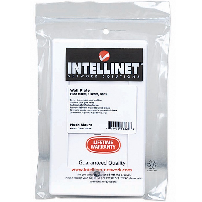 Tapa Para Caja Faceplate Intellinet 1 Salida 163286