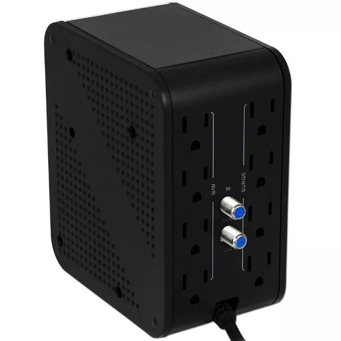 Regulador De Voltaje CDP R2CU-AVR1008 1000VA 8 Contactos.