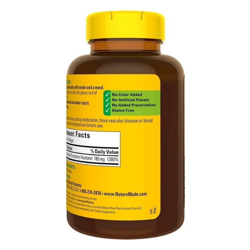 Vitamina E 400 UI 300 Capsulas Nature Made