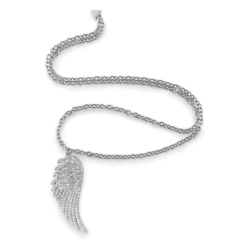 COLLAR GUESS DAMA FLY WITH ME PLATA