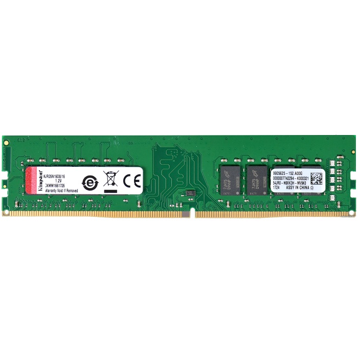 Memoria Ram DDR4 Kingston 2666MHz 16GB PC4-21300 KVR26N19D8/16
