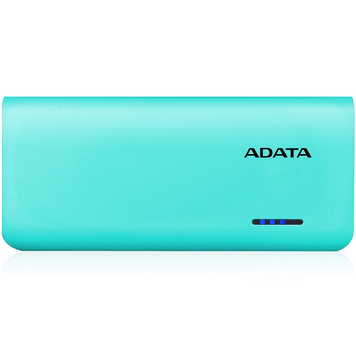 Bateria Adata PT100 10000mAh Power Bank Azul-Rosa USB Cargador Portatil APT100-10000M-5V-CTBPK