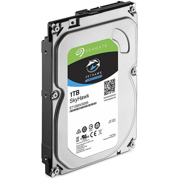 Disco Duro 3.5 Seagate 1TB SATA 3 64MB SkyHawk Videovigilancia ST1000VX005