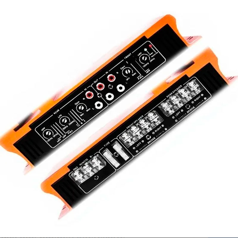 Amplificador Serie Dub Y Marca Audiobahn 2400w Y 4 Ch