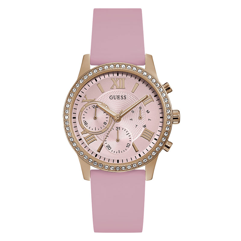 RELOJ GUESS DAMA SOLAR ROSA