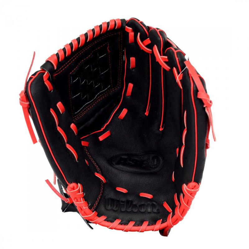 Guante de Beisbol Wilson A360 Negro Rojo 12.5in