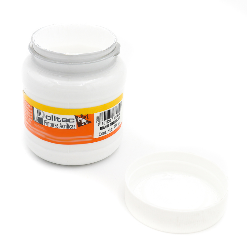 Pintura Acrilica Politec 250ml Bote Acrilica Artistica