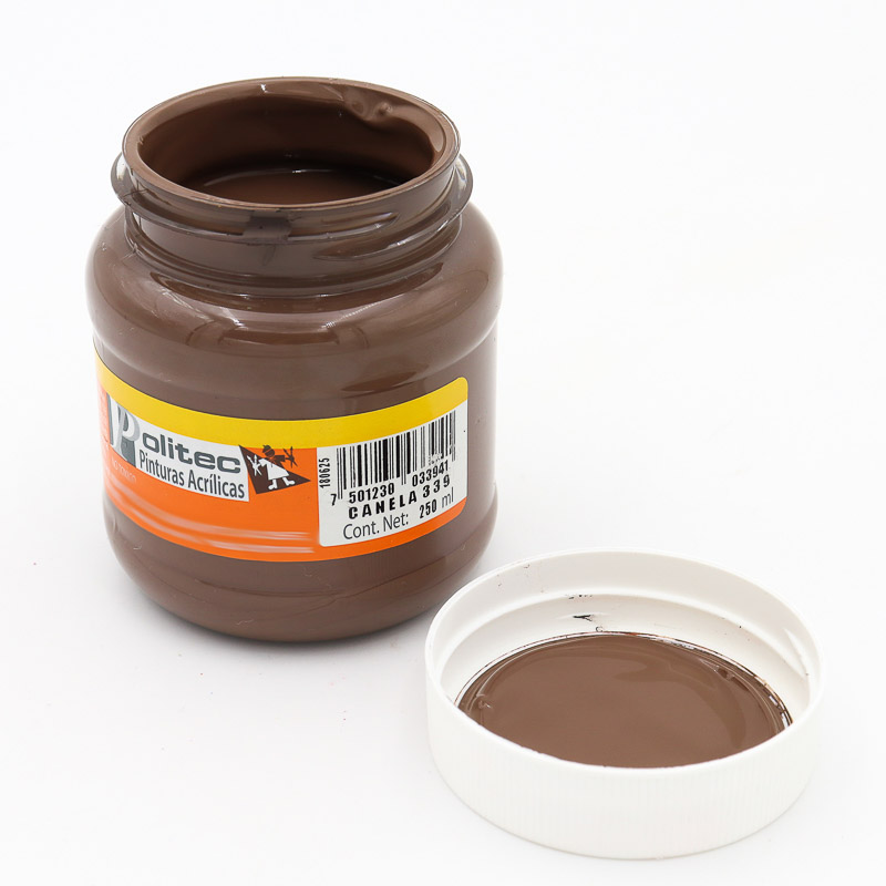 Pintura Acrilica Politec 250ml Bote Acrilica Artistica