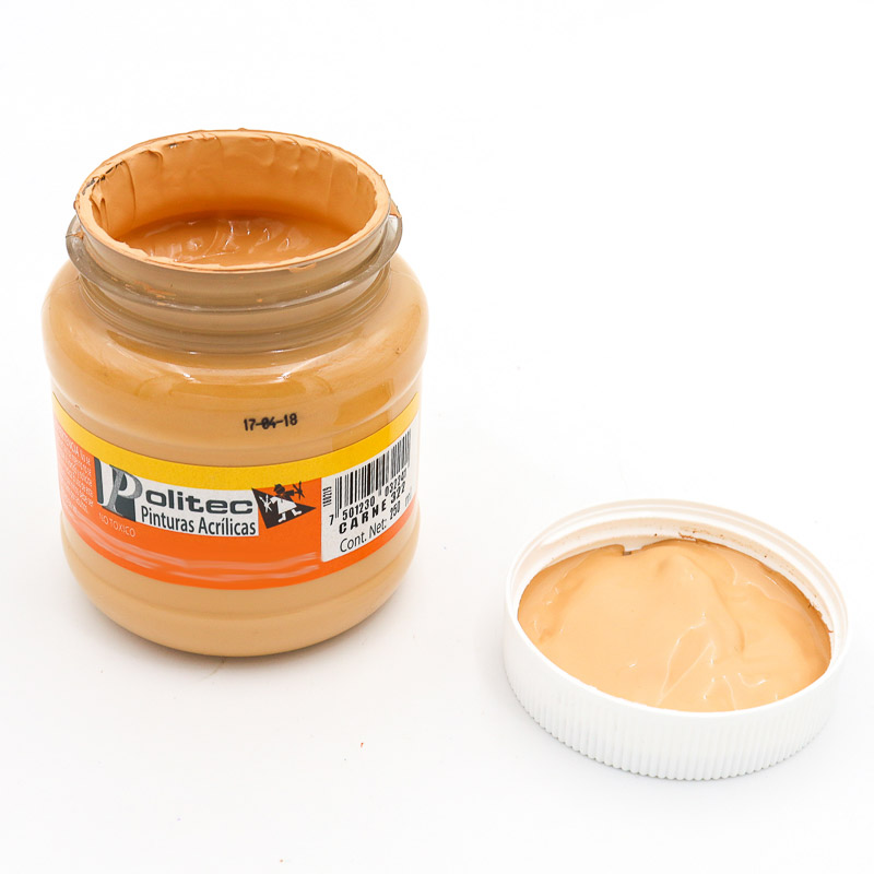 Pintura Acrilica Politec 250ml Bote Acrilica Artistica