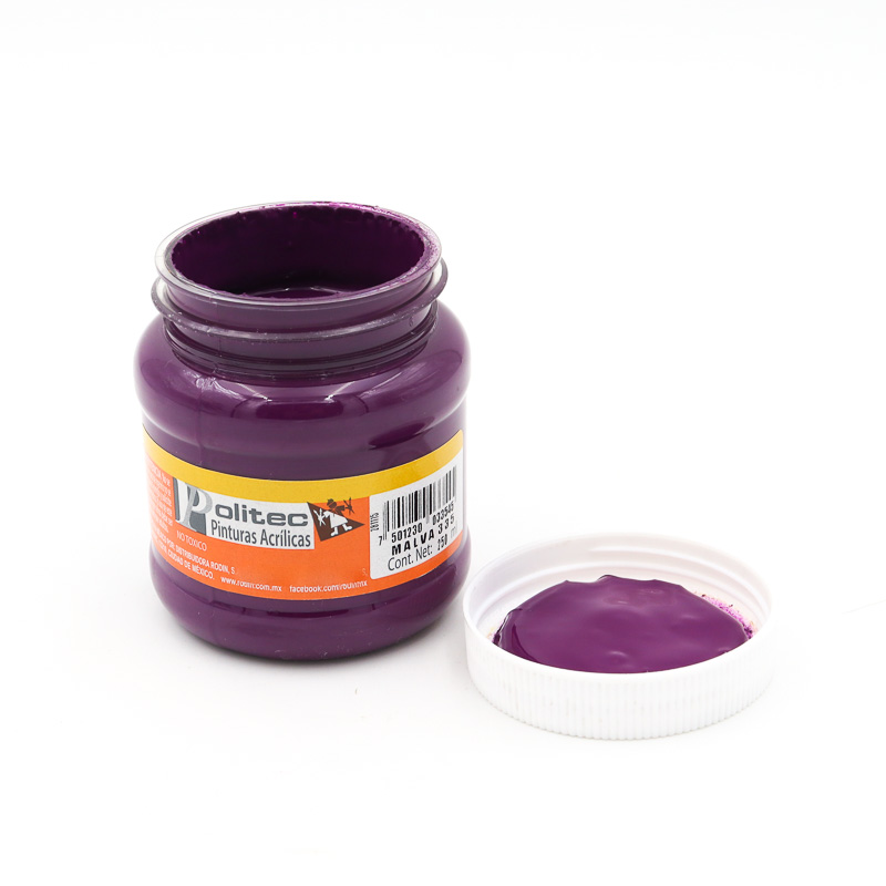 Pintura Acrilica Politec 250ml Bote Acrilica Artistica