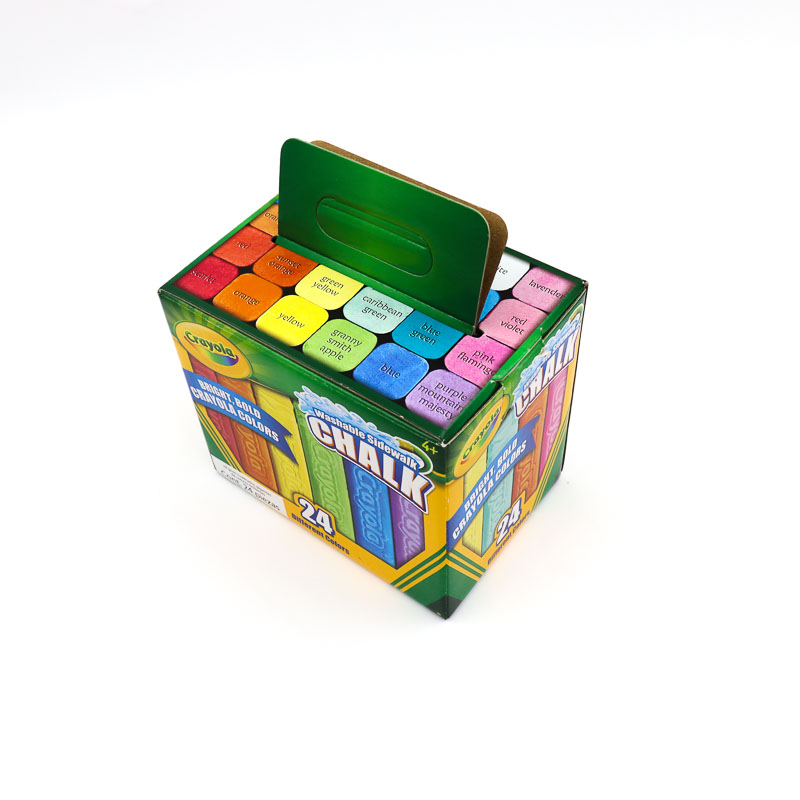 Caja Gises Gigantes Lavables. Crayola