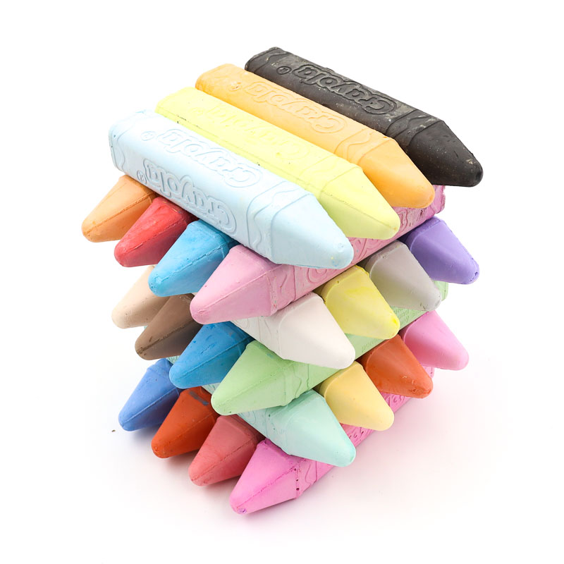 Caja Gises Gigantes Lavables. Crayola