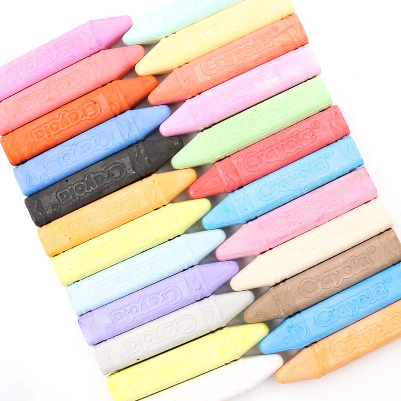 Caja Gises Gigantes Lavables. Crayola