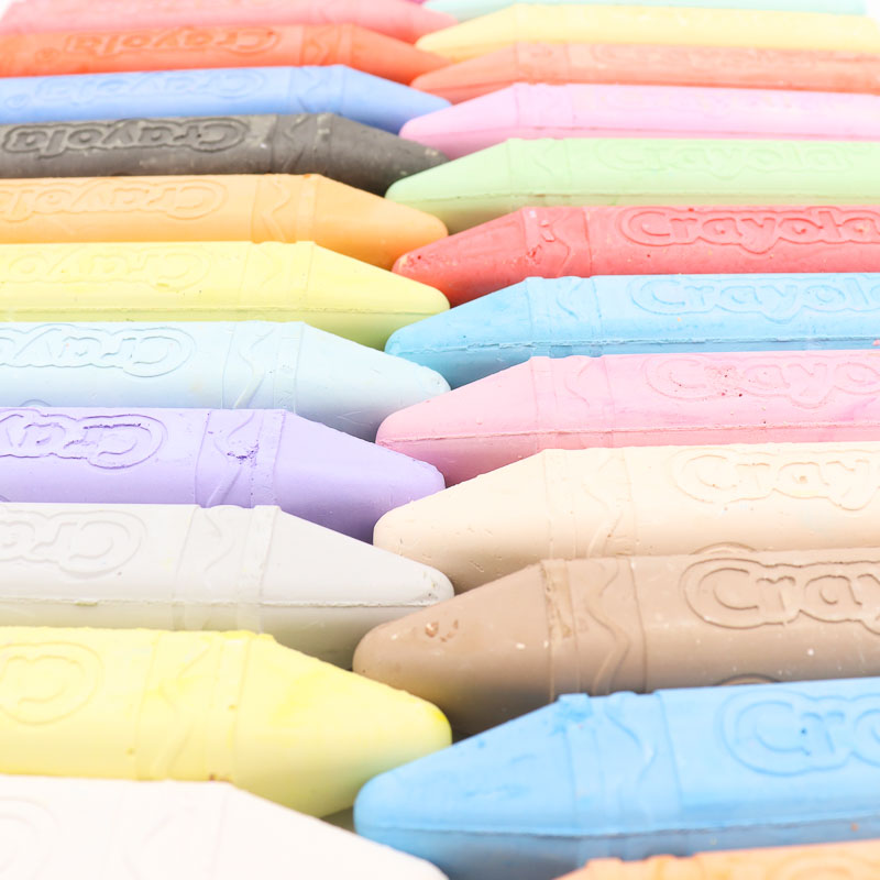 Caja Gises Gigantes Lavables. Crayola