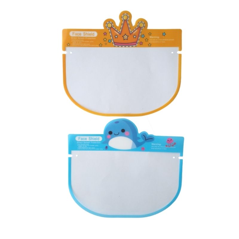 Careta Facial Protectora con Lentes para Niños, Dibujos Animados, Infantil -9 Modelos