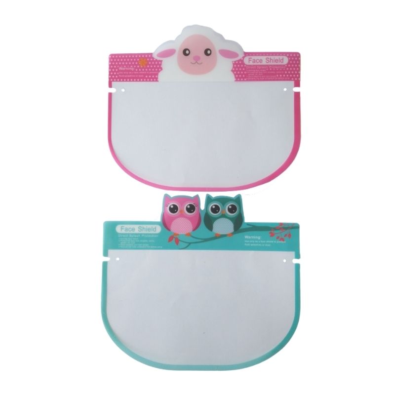 Careta Facial Protectora con Lentes para Niños, Dibujos Animados, Infantil -9 Modelos
