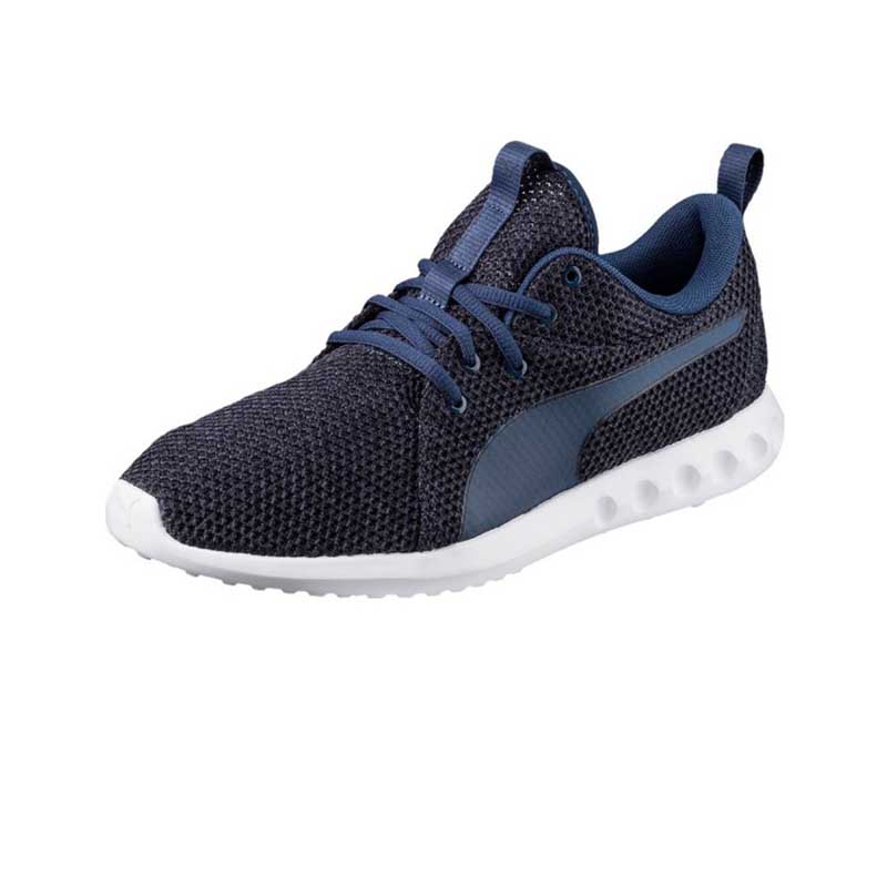 Tenis Puma Carson 2 nature knit azul profundo