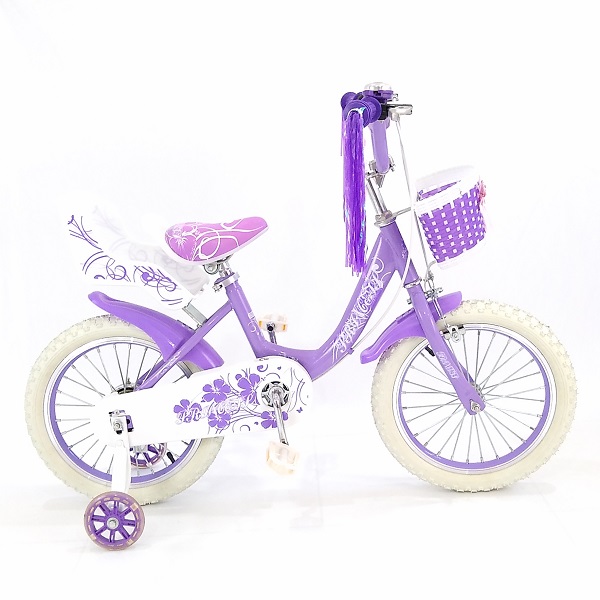 bicicleta para niña rodada 16 con canasta, porta-muñeca