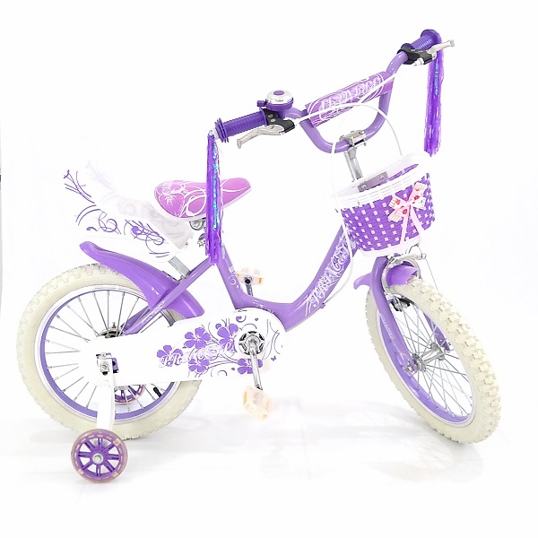 bicicleta para niña rodada 16 con canasta, porta-muñeca