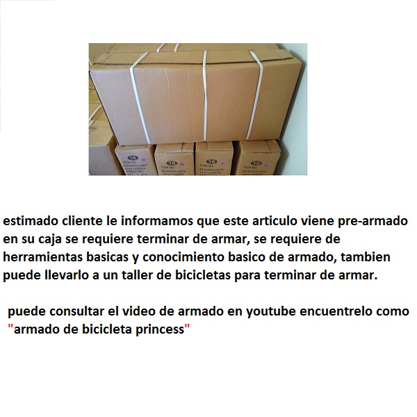 bicicleta para niños  tipo montaña rodada 16 con canasta rueditas y timbre 