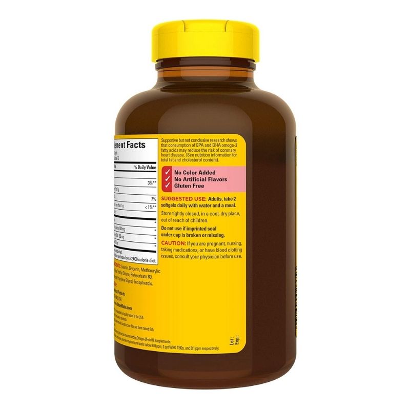 Aceite de pescado 1000mg Omega 3  150 Capsulas Nature Made