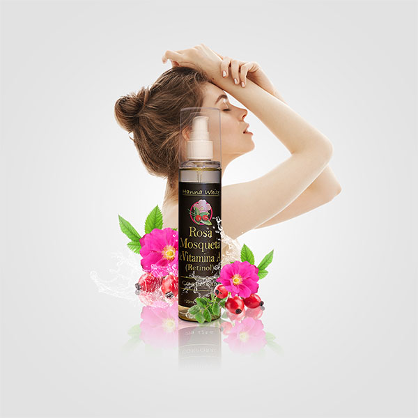 Aceite de Rosa Mosqueta y Vitamina A Retinol Corporal I Hidratante I 125ml