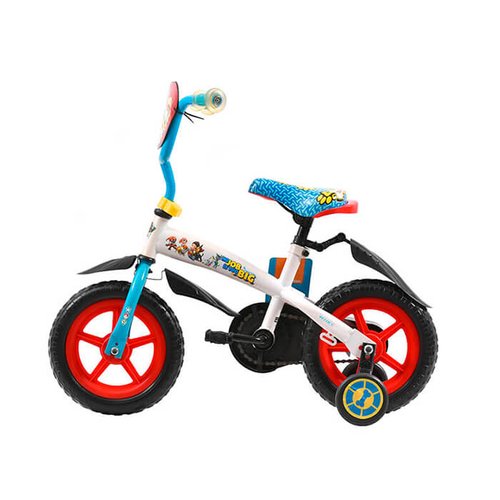 Bicicleta Veloci para niño, Paw Patrol Big Eva Infantil R12, Blanco-Azul