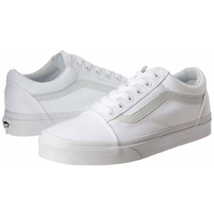 Tenis Vans Unisex Hombre Mujer Old Skool Blanco VN000D3HW00