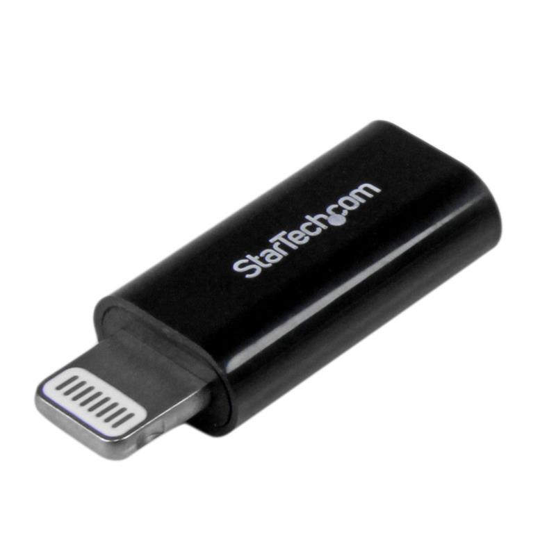 Startech.com Adaptador de Conector Apple Lightning de 8 pines a Micro USB para iPhone / iPod / iPad USBUBLTADPB  