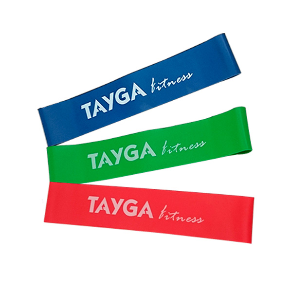 Tayga set de 3 mini bands de 5x25cm de 0.5, 0.9 y 1.2 mm