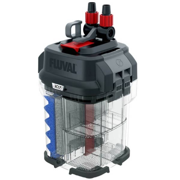 HAGEN FILTRO FLUVAL 107 PARA ACUARIOS DE HASTA 130 LT , YA INCLUYE SUS CARGAS.