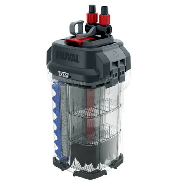 HAGEN FILTRO FLUVAL 207 PARA ACUARIOS DE HASTA 2300 LT , YA INCLUYE SUS CARGAS.