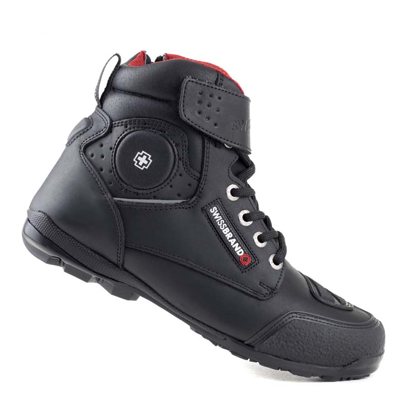 BOTA PARA HOMBRE SWISSBRAND HEAVY URBANA ESTILO 740 NEGRO