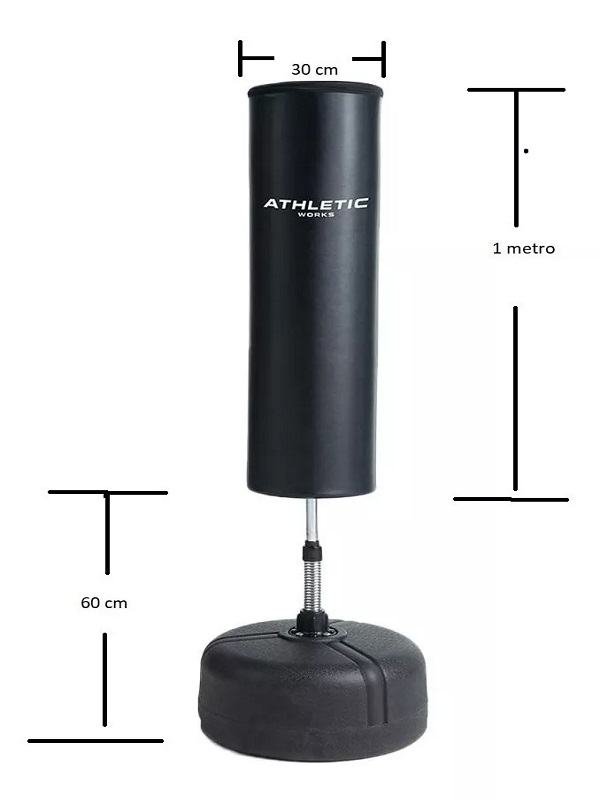 Saco De Boxeo Con Base Stand De Boxeo Athletic Works Ft763