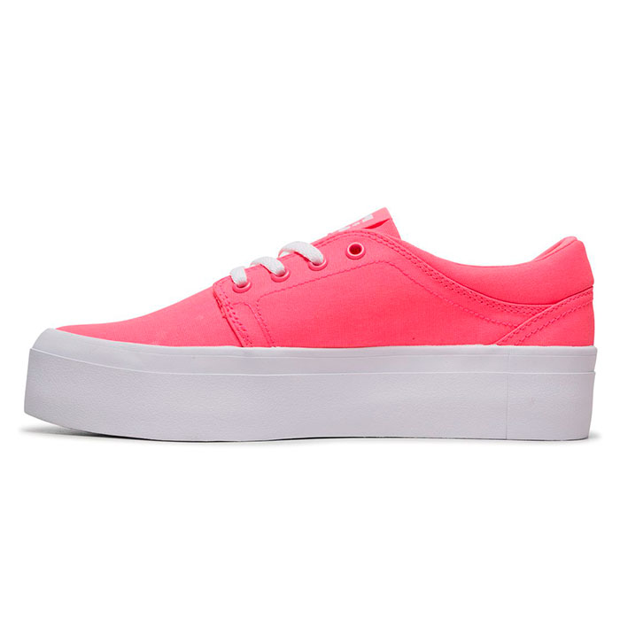 Tenis DC Mujer TRASE PLATFORM TX Rosa.