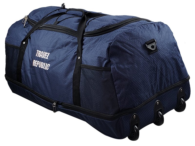 Maleta Deportiva Enrollable Con Ruedas De 33 Pulgadas Azul Marino