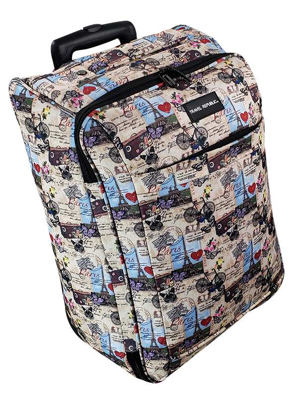 Maleta De Viaje Plegable Estampada 20 Pulgad Travel Republic