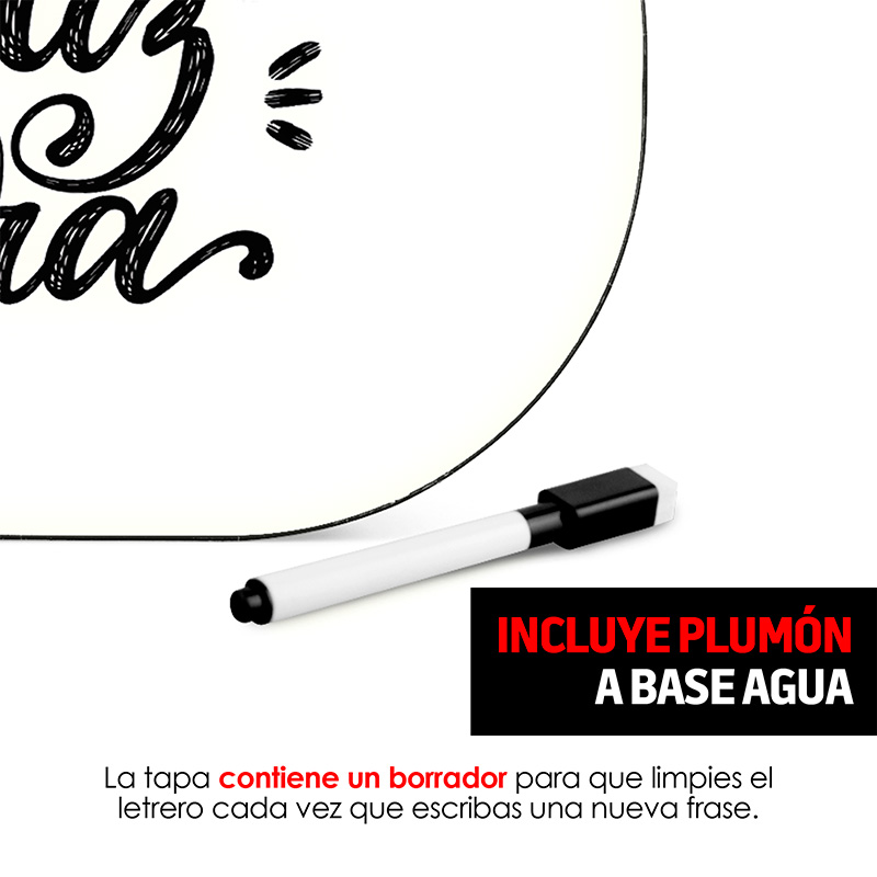 Pizarrón Letrero Luminoso LED Burbuja Diálogo USB Redlemon.