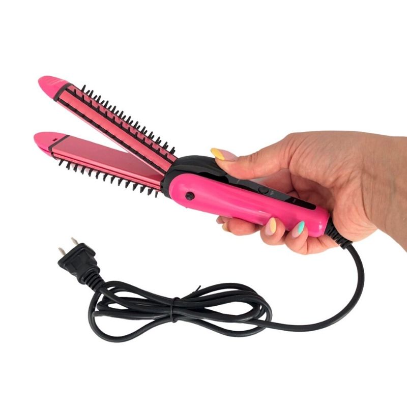 Plancha de Cabello Multifuncional 3 en 1, Plancha+Rizador
