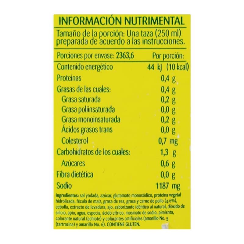 Caldo de Pollo Knorr Suiza para Chefs 13 kg