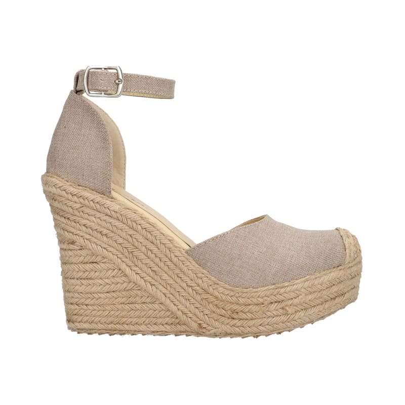 alpargatas beige mujer