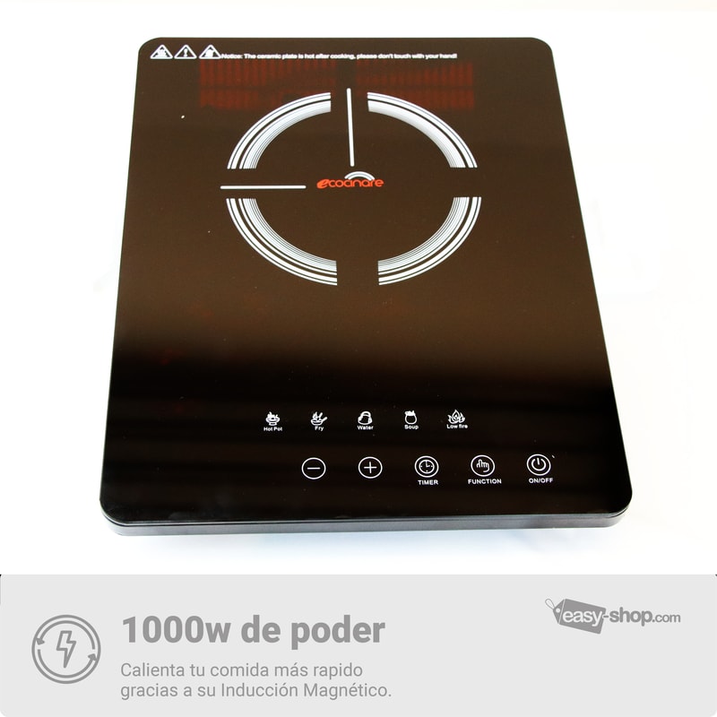 Parrilla Individual De Inducción Magnética E Cocinare