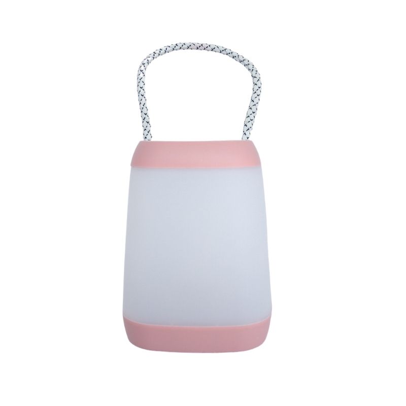 Lámpara LED de Emergencia, LBP Portátil, Regulable, con Baterías, Luz cálida, 12.5cm (5in) -Rosa