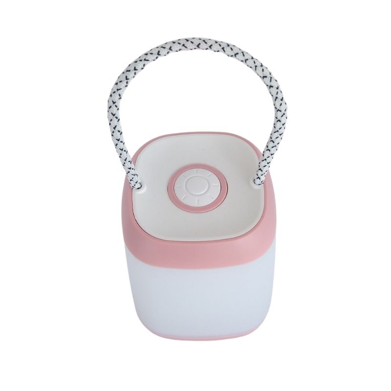 Lámpara LED de Emergencia, LBP Portátil, Regulable, con Baterías, Luz cálida, 12.5cm (5in) -Rosa