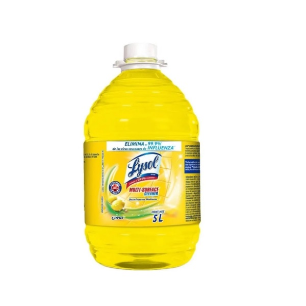 Lysol Desinfectante 5 Litros Mata Virus Antibacterial 99.9%