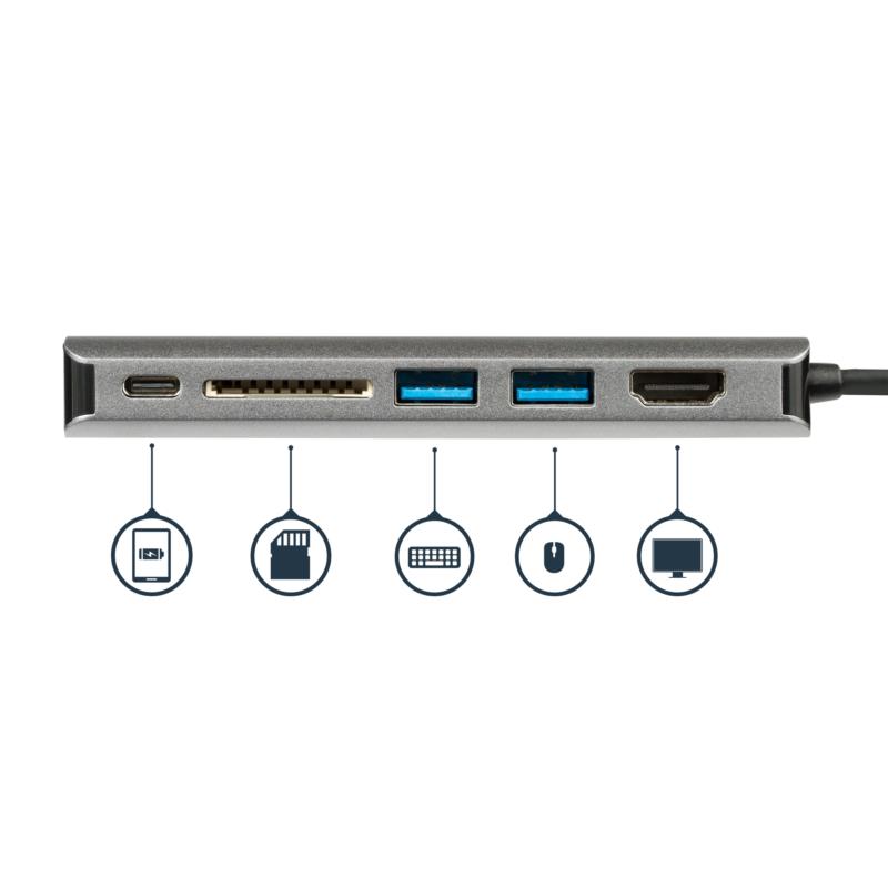 StarTech.com Docking Station USB-C - Replicador de Puertos USB Tipo C de 2  Puertos HDMI