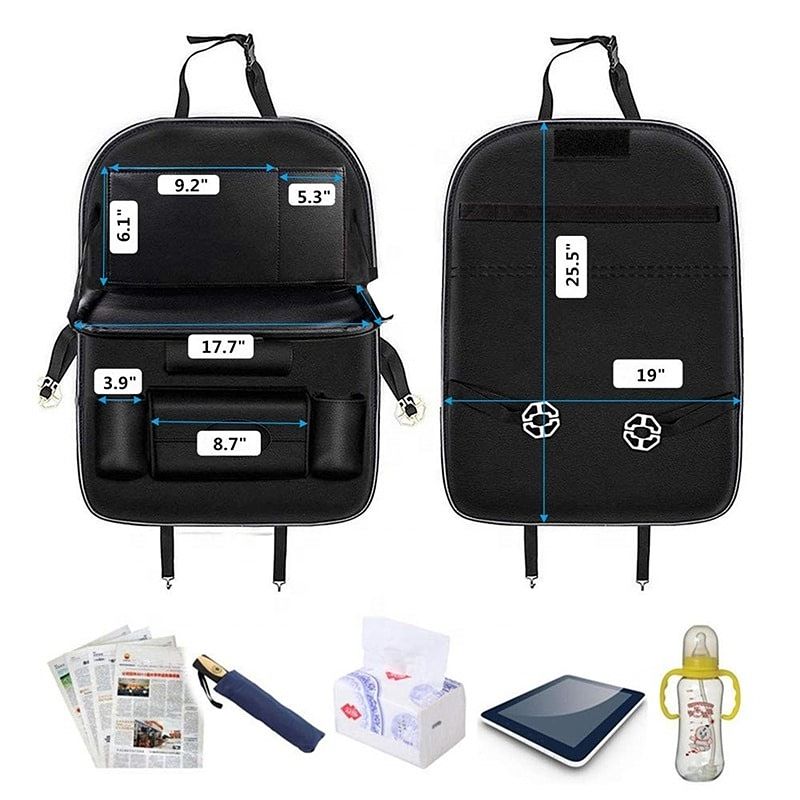 Organizador de Asiento con Mesa para Coche